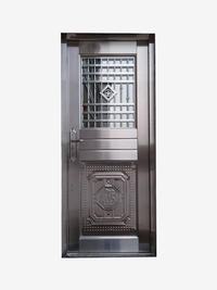 Popular good price stainless  steel door best quality exterior doors  SS005