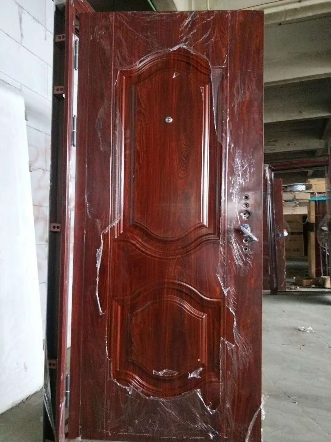 Cheap Security Entrance Exterior Steel Door