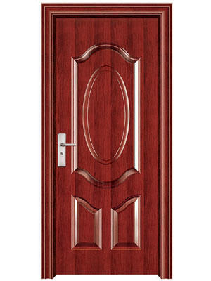 Hot Sale Interior Brown Melamine Wood Door