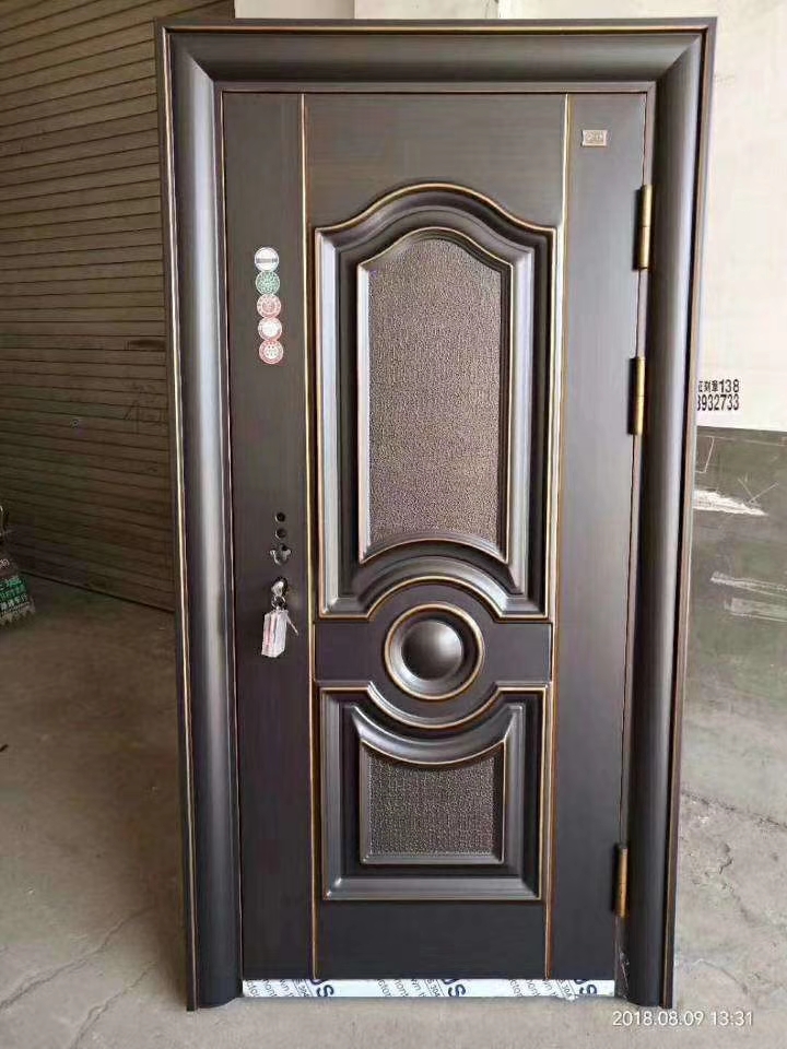 Exterior House Metal Door Security Steel Door Price